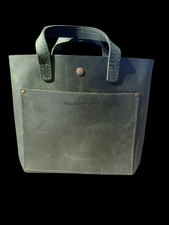 Portland Leather Handbags - New Portland Leather Evergreen Mini Crossbody Tote